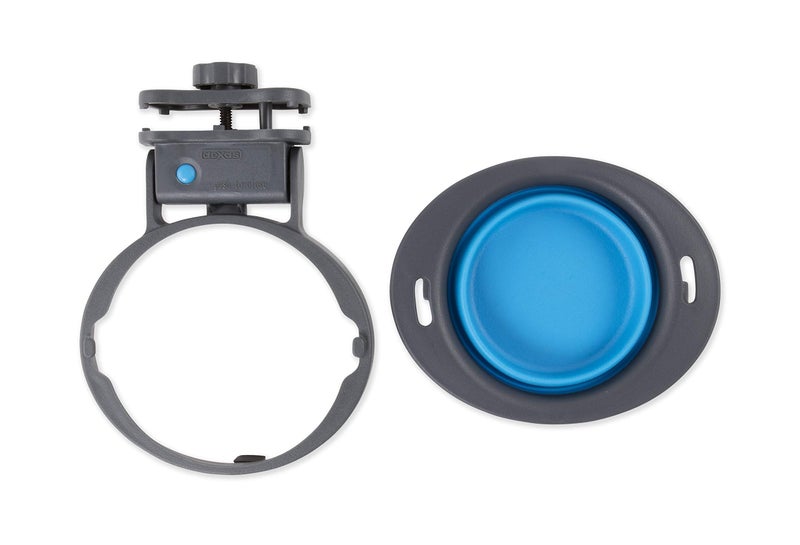 Dexas Popware for Pets Collapsible Kennel Bowl, PW275432429, Light Gray, Regtangular - Image 3